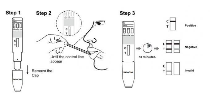 Genauer Benzedrin Ampere 50 Ng/ml schnelle Diagnosetest-Ausrüstungs-Mundflüssigkeit mit CER