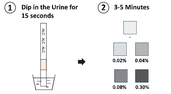 Test-Ausrüstungs-ermitteln schnelle Diagnosekassetten-/Ölmessstab-/Platten-Test-Ausrüstungen des Alkohol-(ALC) Anwesenheit im Urin mit CER