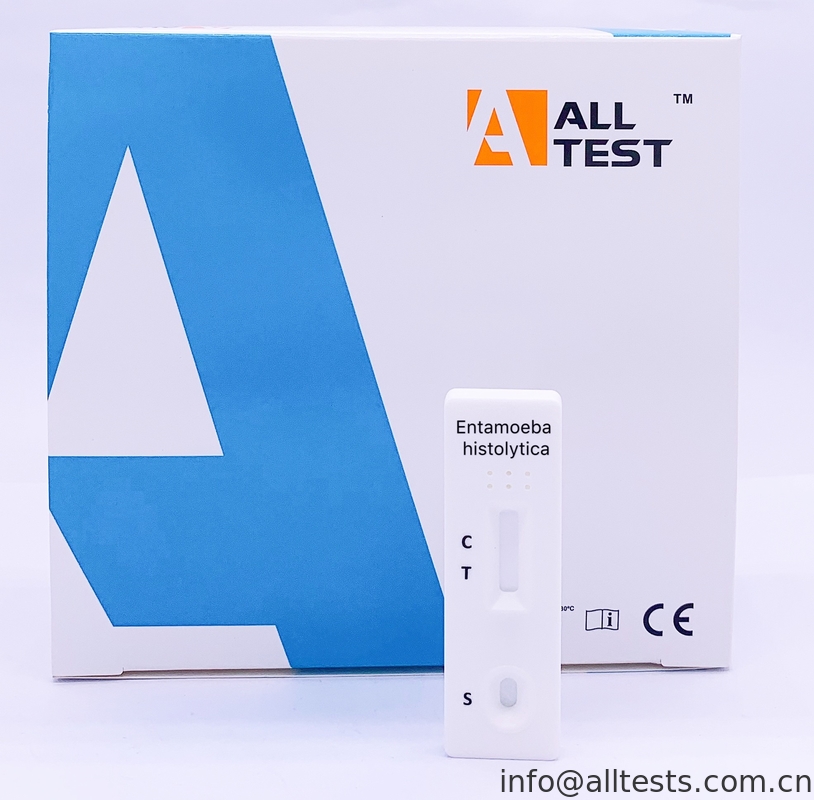 Blue Color Entamoeba Histolytica Rapid Test Cassette With CE Certificate