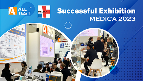 Neueste Unternehmensnachrichten über AllTest erfolgreich bei MEDICA 2023
