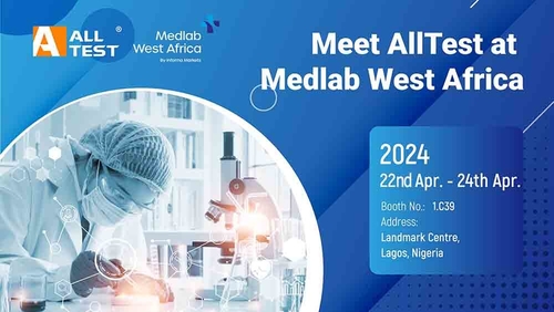Latest company news about Treffen Sie AllTest im Medlab West Africa