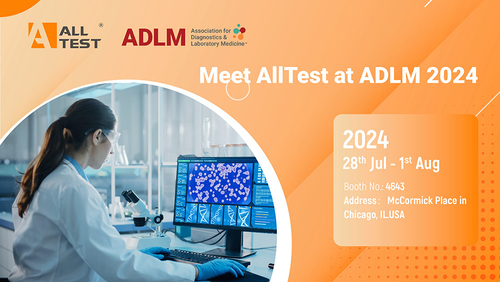 Neueste Unternehmensnachrichten über Treffen Sie AllTest bei ADLM 2024