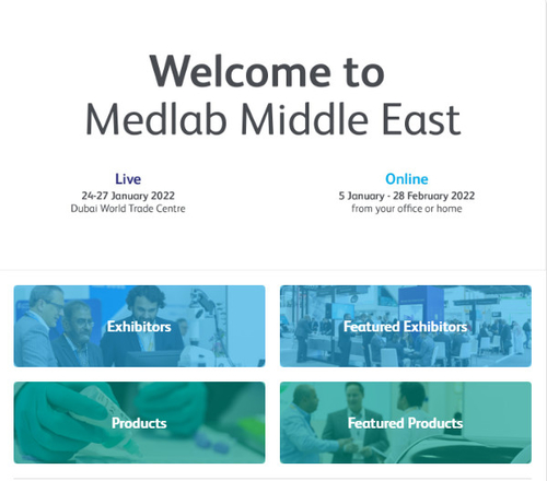 Neueste Unternehmensnachrichten über ALLTEST nimmt on-line-Ausstellung an der Medlab-Mittlere Osten-2022 teil