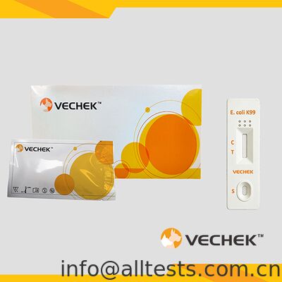 Ein guter Preis. Bovine E.coli Antigen Schnelltestkassette für Kot 10 Minuten Ablesezeit Hohe Genauigkeit Einfache Bedienung Online