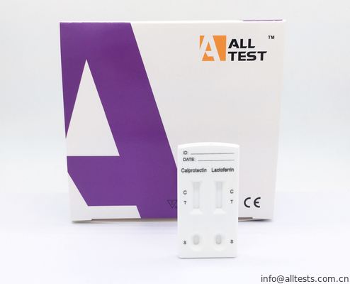 Good price Calprotectin und Laktoferrin-Kamm-seitlicher Fluss-schnelles Test-Kassette CER bescheinigt Online