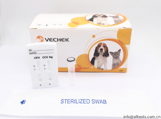 Good price Cpv + kombinierte schnelle Diagnoseausrüstungs-Rückstände des Antigen-Ccv/Erbrechen 10 Ausrüstungs-Größe Online