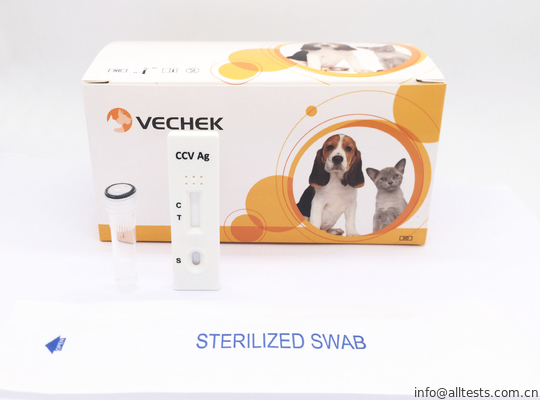 Good price Hunde- Antigen-schnelle Test-Ausrüstungen Coronavirus (Ccv) basiert auf dem Sandwich-Format einfach und bequem Online