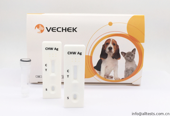 Good price Polypropylen-/Polystyren-schnelle Test-Ausrüstungen stabiler Hunde- Heartworm AG Test Online