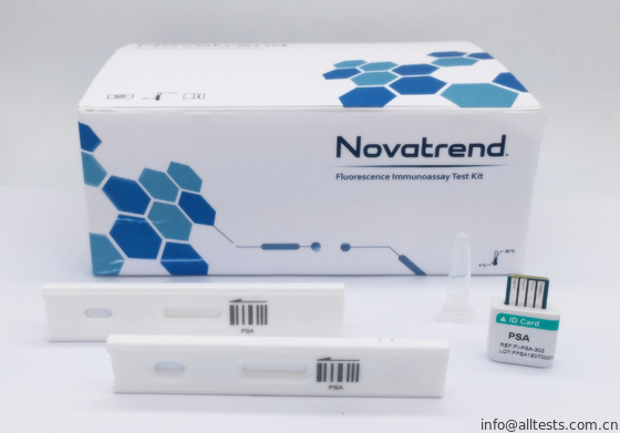 Good price Prostataspezifischer Antigen (PSA)-Diagnosetestausrüstung Gebrauch durch Novatrend-Fluoreszenz Immunoassay-Analysator im Serum /plasma Online