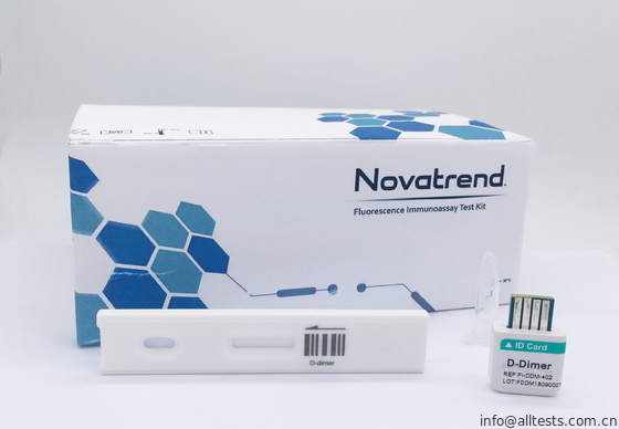 Good price D-Dimer-Diagnosetest-Gebrauch durch Novatrend-Fluoreszenz Immunoassay-Analysator im menschlichen Vollblut /serum /plasma Online