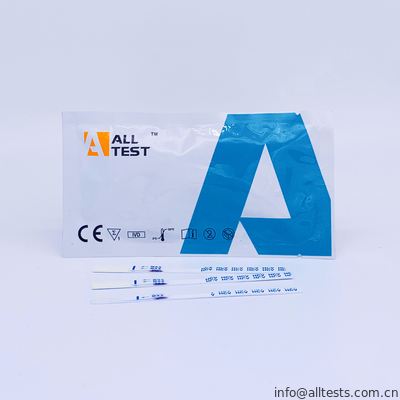 Good price Schneller Test-Ölmessstab-saugen seitliche Fluss Immunochromatographic-Proben der Grippe-A+B, Putzlappen/nasales an Online