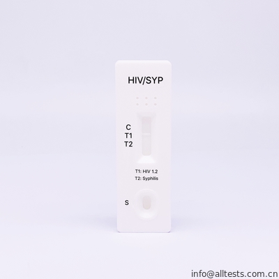 Good price HIV1.2 und Syphilis-(in einem Streifen) kombinierte schnelle Test-Kassette mit hoher Qualität Online