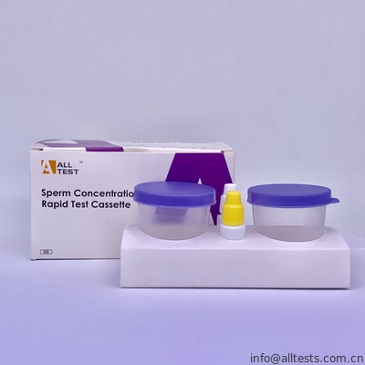 Good price Qualifizierte OTC-Bescheinigungs-Samenzellen-Konzentrations-schnelles Test-Kassetten-Ausgangsprüfungsausrüstungen Online