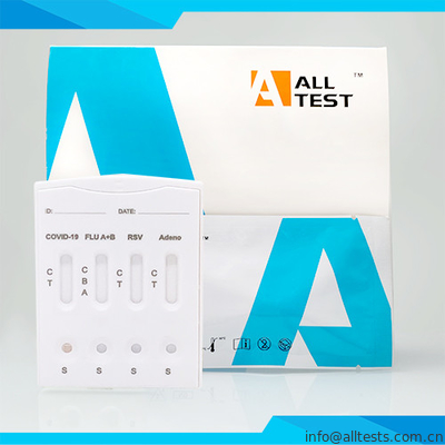 COVID-19 Adenovirus-Antigen-kombinierter schneller Test der Grippe-A+B RSV