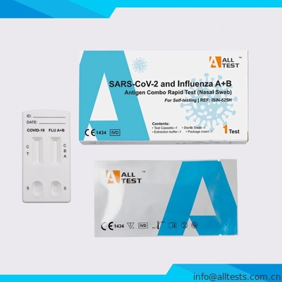 Good price SARS-CoV-2 und Antigen-kombinierter schneller Test-nasaler Putzlappen der Grippe-A+B Online