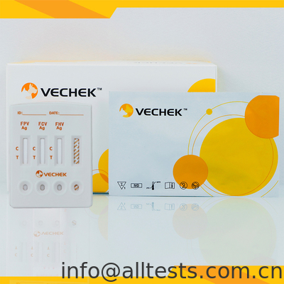 Good price Feline FPV / FCV / FHV-Antikörper-Schnelltestkit Serum / Plasma Online