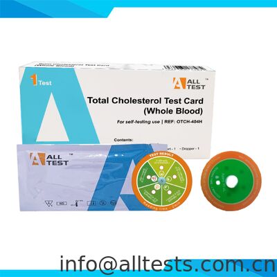 Ein guter Preis. OTCH-404H -- Hochgenaue Gesamtcholesterintestkarte (ganzes Blut) Online