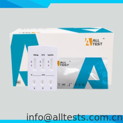 Ein guter Preis. HBsAg/HCV/Syphilis-Kombi-Schnelltest-Kassette (ganzes Blut/Serum/Plasma) Online