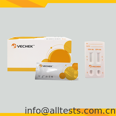 Ein guter Preis. CDV+CPV-Antikörper-Kombi-Schnelltestkassette für Hunde-Distemper und Parvovirus mit 10 Minuten Lesezeit und hoher Genauigkeit online