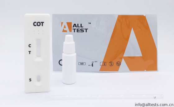 Good price FELDBETT schnelle Test-Kassetten-Drogenmissbrauch-Test-Ausrüstung für Nikotin-Stoffwechselprodukt FDA 510K im Vollblut /Serum/Plasma Online