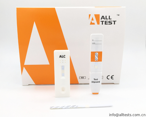 Good price Test-Ausrüstungs-ermitteln schnelle Diagnosekassetten-/Ölmessstab-/Platten-Test-Ausrüstungen des Alkohol-(ALC) Anwesenheit im Urin mit CER Online