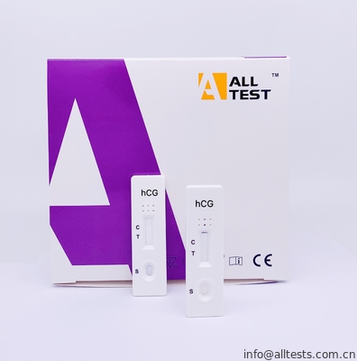 Good price Eine Schritt-Schwangerschaft der Schritt-bequeme Test-Kassetten-99,8% HCG eins mit hoher Empfindlichkeit Online