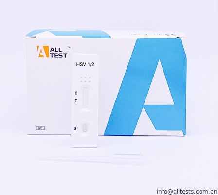 Good price Seitlicher Fluss Immunochromatographic prüft schnelle Test-Kassette HSV 1/2 IgG für Serum oder Plasma Online