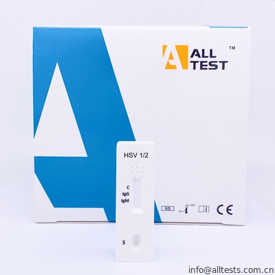 Good price HSV 1/2 IgG/Test-Kassetten-seitlicher Fluss IgM schneller chromatographischer Immunoassay Online