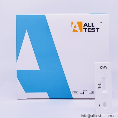 Good price Durchflussprüfungsstreifen der hohen Empfindlichkeit seitliche schnelle schnelle Test-Kassette der Test-Ausrüstungs-CMV IgG/IgM Online