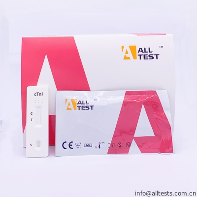 Good price Medizinischer schneller schneller Test des Diagnosetest-Herztroponin-I (cTnI) für akutes kranzartiges Syndrom mit CER Online