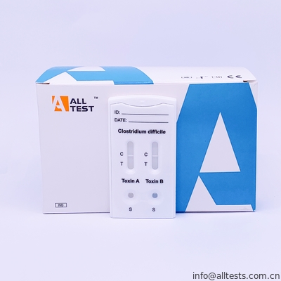 Good price CER seitlicher Fluss Immunochromatographic prüft Test-Kassette des Clostridium-difficile Giftstoff-A+ kombinierte schnelle des Giftstoff-B Online