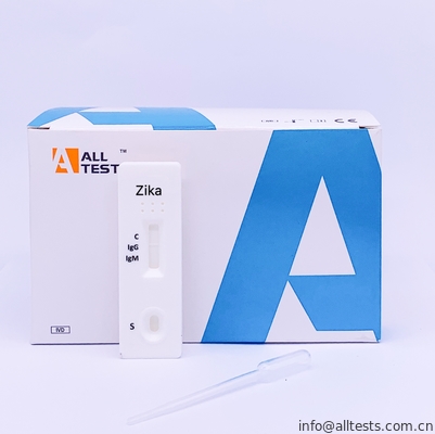 Good price Einfach benutzte schnelle Test-Kassette Zika IgG/IgM im Vollblut/im Serum/im Plasma Online