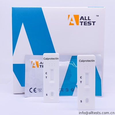 Good price CER bescheinigte Durchflussprüfungsstreifen Calprotectin seitliche schnelle Test-Kassette in den menschlichen Rückständen Online