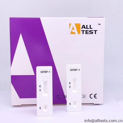 Good price Seitlicher Fluss Immunochromatographic prüft schnelle Test-Kassette AllTest iGFBP-1 im Scheidenausfluss Online