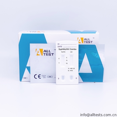 Good price Test-Ausrüstungs-Infektionskrankheit AllTest-Syphilis-/HIV 1.2.O kombinierte schnelle Online