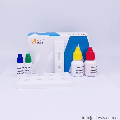 Good price Rachenabstrich-Exemplar-Streptobakterie ein schnelle Test-Ausrüstungen der Antigen-(Steuerleitung im Rot), Halsentzündungs-Wischtest Online