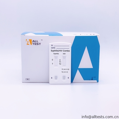 Good price Kombinierte schnelle Test-Kassetten-Vollblut der hohen Qualität Syphilis/HIV 1.2.O/Serum/Plasma Online