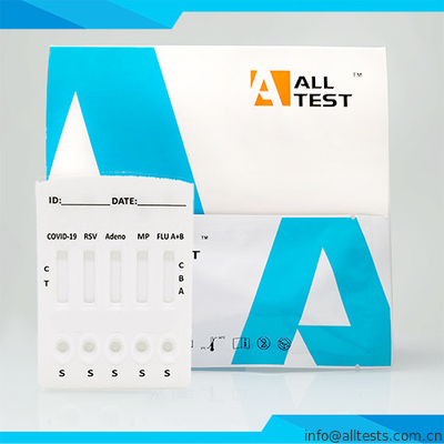 Good price COVID-19/InfluenzaA+B/RSV/Adenovirus /M.pneumoniae Antigen-markierte kombiniertes schnelles Test CER Online